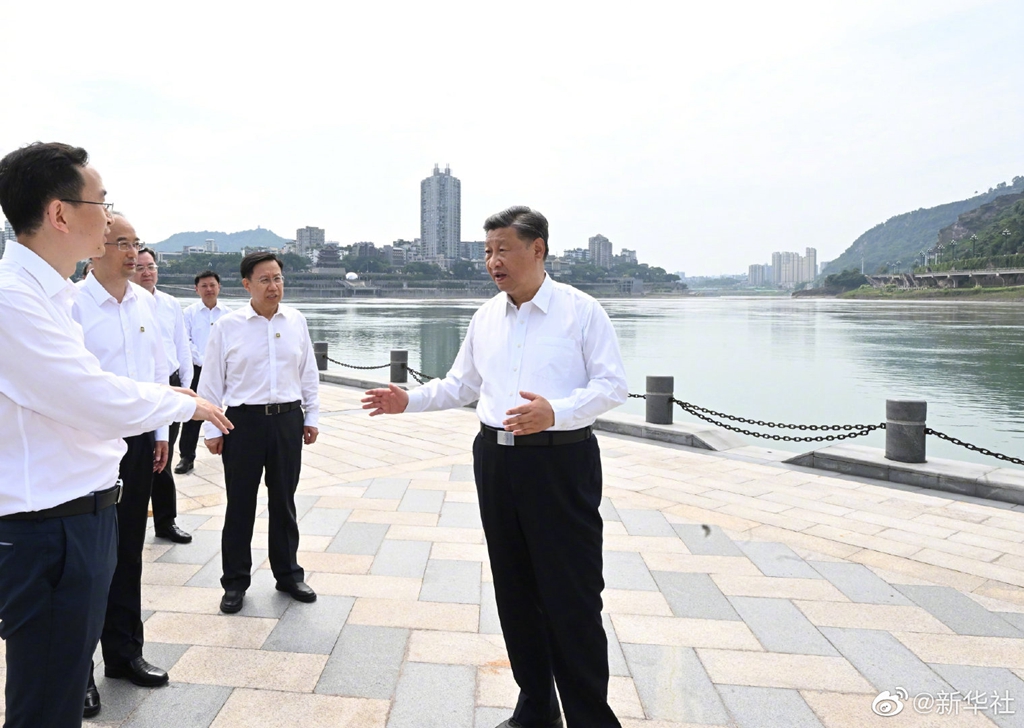 习近平在四川宜宾市考察调研「相关图片」