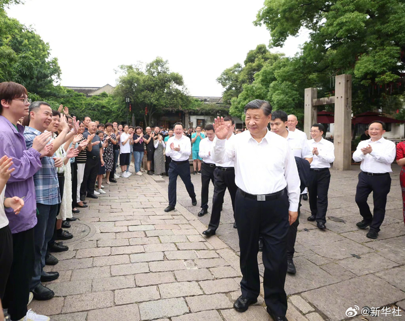 习近平在江苏苏州市考察调研「相关图片」