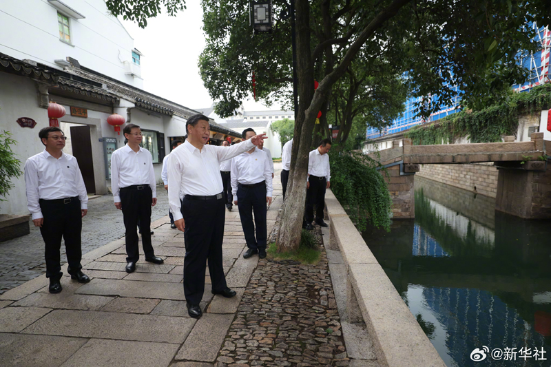 习近平在江苏苏州市考察调研「相关图片」