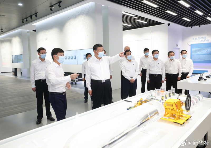 习近平在江苏苏州市考察调研「相关图片」